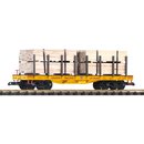Piko 38757 Spur  G Flachwagen mit Holzladung UP