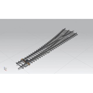 Piko 55170 Weiche, links WL mit Betonschwellen