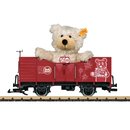 LGB L42229 Spur G Off.Güterwagen m.Steiff Teddy