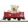 LGB L42229 Spur G Off.Güterwagen m.Steiff Teddy