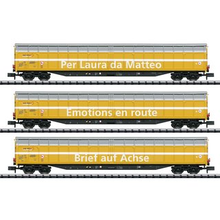 Trix T15874 Güterwagen-Set der Post SBB Spur N
