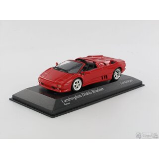 Minichamps 400103580 Lamborghini Diablo Roadster, rot (1994) Massstab: 1:43