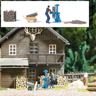 Busch 7808 A-Set:Holzspalter Maßstab: H0