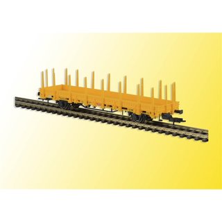 Kibri 16200 Spur H0 Niederbordwagen, gelb