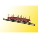 Kibri 16202 Spur H0 Niederbordwagen, braun