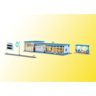 Kibri 38544 Spur H0 Histor. Aral Tankst. LED