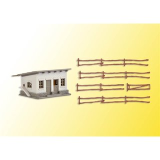 Vollmer 47709 Spur N Stall mit Zaun
