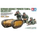 Tamiya 300035357 1:35 Dt. Pioniere & Goliath-Set (3+2)