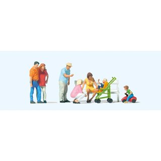 Preiser 10695 Familienausflug  Spur H0