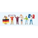 Preiser 10745 Fußballfans (1)  Spur H0