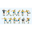 Preiser 10755 Fußballmannschaft mit Torwart und...