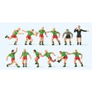 Preiser 10757 Fußballmannschaft mit Torwart und...