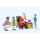 Preiser 44931 Weihnachtsmann in Sessel, Mutter mit Kindern  Spur G