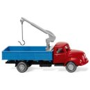 Wiking 042002 Magirus S 3500 Pritschen-LKW mit Ladekran,...