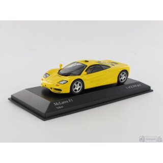 Minichamps 530133436 McLaren F1 GTR Roadcar gelb (1993) Massstab: 1:43