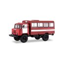 SSM 83SSM1198 GAZ-66 Feuerwehr Bus Maßstab: 1:43