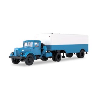 SSM 83SSM7018 MAZ-200V Koffer-Sattelzug Maßstab: 1:43