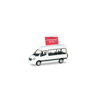 Herpa 013468 MiKi MB Sprinter`18 Bus HD,weiß  Maßstab: 1:87