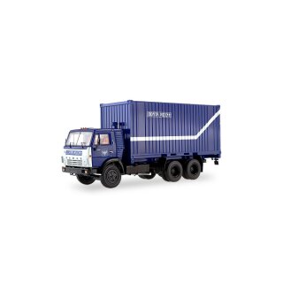 SSM 83SSM1282 KamAZ-53212 Container-LKW 20ft, Russische Post  Maßstab: 1:43