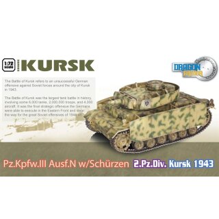 DRAGON 500760614 Maßstab: 1:72 Pz.Kpfw.III Ausf.N w/Sch
