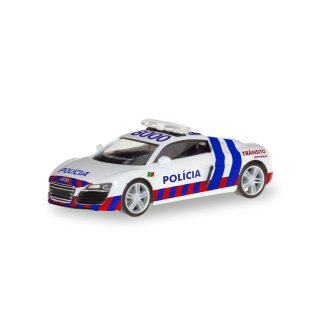 *Herpa 094245 Audi R8, Policia (P) Maßstab: 1:87