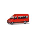 Herpa 094252 VW Crafter Bus HD, rot Maßstab: 1:87
