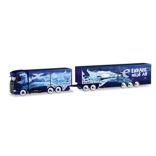*Herpa 309844 Scania CS 20 Eurocombi Ekdahl / Arctic Griffin Maßstab: 1:87