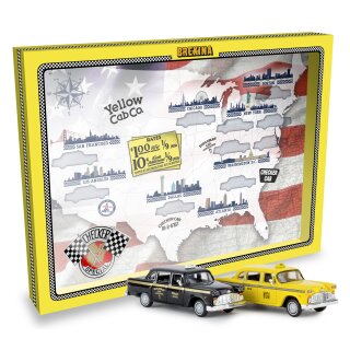*Brekina 58931 Start-Set, Checker Cabin den USA mit 2 Modellen Maßstab: 1:87