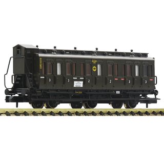 Fleischmann 806504 Abteilwagen 3-ax 2./3.Kl.BrHs