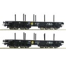 *Roco 76080 2-tlg. Set: Schwerlastwagen, DB, Ep. IV  Spur H0