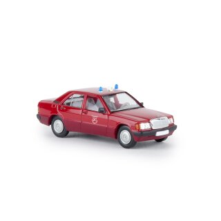 *Brekina 13214 MB 190 E, Feuerwehr Parchimer Land von Starmada Maßstab: 1:87