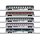 Trix T15473 Schnellzugwagen-Set D 730, DB Ep.IV Spur N