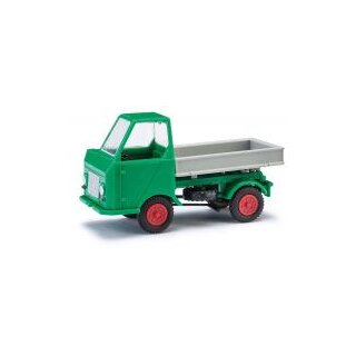 *Busch 210003600 Multicar M22 3-Seitenkipper Grün  Maßstab 1:87