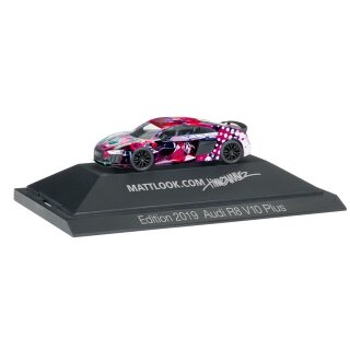 *Herpa 102148 Audi R8 V10 Plus, Mattlook Edition 4  Maßstab 1:87