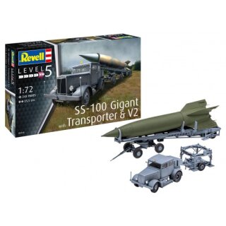 Revell 03310 SS-100 Gigant + Transporter + V2  Maßstab 1:72