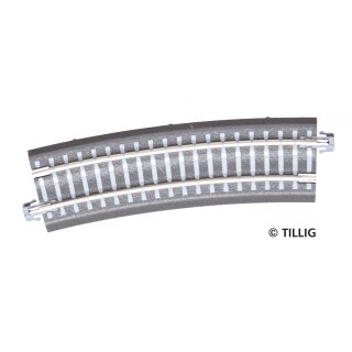 Tillig 83771 Bettungsgleis grau Gleisstück R32 R396 15