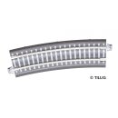 Tillig 83771 Bettungsgleis grau Gleisstück R32 R396 15