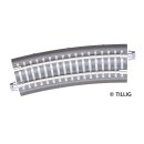 Tillig 83772Bettungsgleis grau Gleisstück R3,...