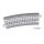Tillig 83772Bettungsgleis grau Gleisstück R3, Gebogenes Gleis R346 mm / 15° Übergang