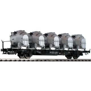 BRAWA 49131 Spur H0 Behälterwagen BTmms 58, DC, DB, Ep. III