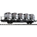 BRAWA 49131 Spur H0 Behälterwagen BTmms 58, DC, DB,...