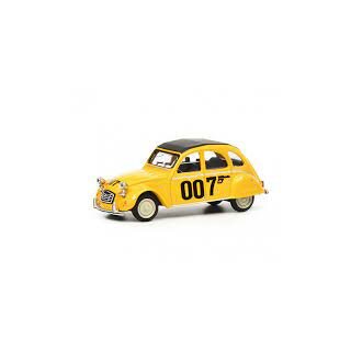 Schuco 452016600 Citroen 2CV 007, gelb 1:64