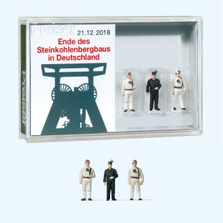 Preiser 13401 Ende des Steinkohlenbergbaus in Deutschland  Maßstab 1:87