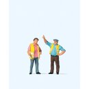 Preiser 28235Gilets Jaunes, Gelbwesten Spur H0