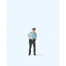 Preiser 28237 Polizistin mit blauer Uniform Spur H0