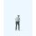 Preiser 28237 Polizistin mit blauer Uniform Spur H0