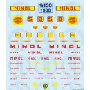 TL-Decals 1988 Minol Beschriftung Maßstab 1:120