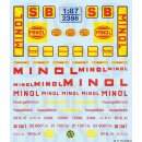 TL-Decals 2386 Minol Beschriftung Maßstab 1:87