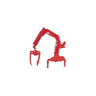 Herpa 051507-002 Ladekran mit Paletten-Gabel(Hiab)rot  Maßstab 1:87