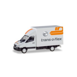 *Herpa 094542 MB Sprinter`13 mit Kofferaufbau,Trans-O-Flex  Maßstab 1:87